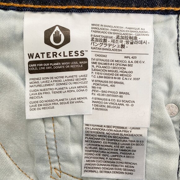 Levi Strauss 511 - Dark Wash Straight Leg Slim Fit 30x30 - Picture 5 of 7